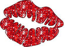 Gif animé bisous bouche